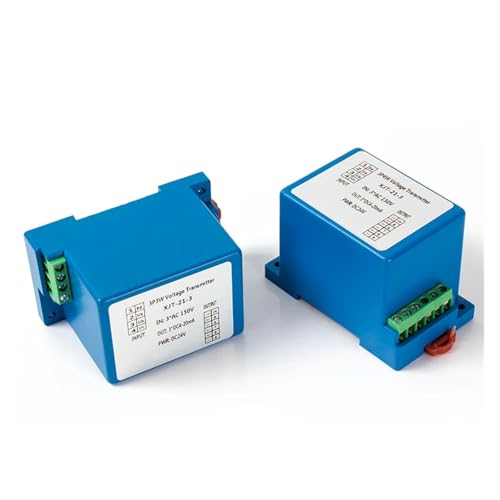 Sensor de voltaje CA trifásico de 0-500V con salida ajustable y alimentación de CC 24V 5