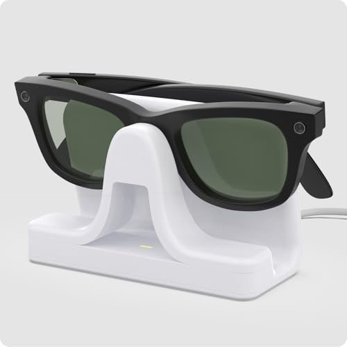 TUSITA Charging Stand & Cable Compatible with Ray-Ban Meta Smart Glasses