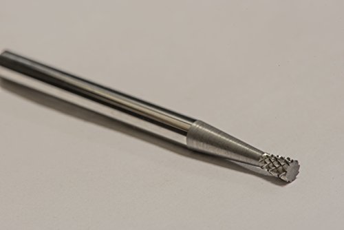 Fresa carburo sólido doble corte SN-41 3/32" x 1/8" miniatura 3