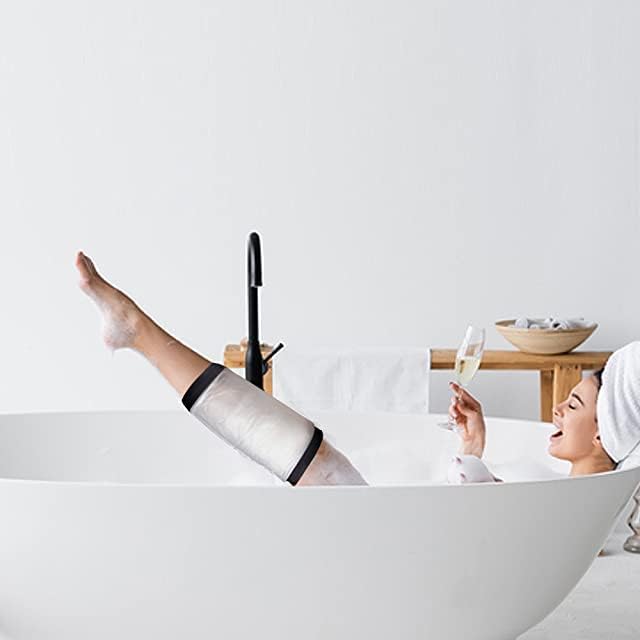 Miniatura 3 de EXQUISITO Rodillera moldeada para ducha  Disponible en 3 tamaños  Protector de rodilla reutilizable después de la cirugía para heridas de rodilla,