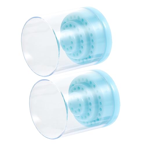AUTSUPPL 2Piezas Caja de Almacenamiento Soporte Manicura Accesorio de Salón de Organizador de Bits de Doméstico