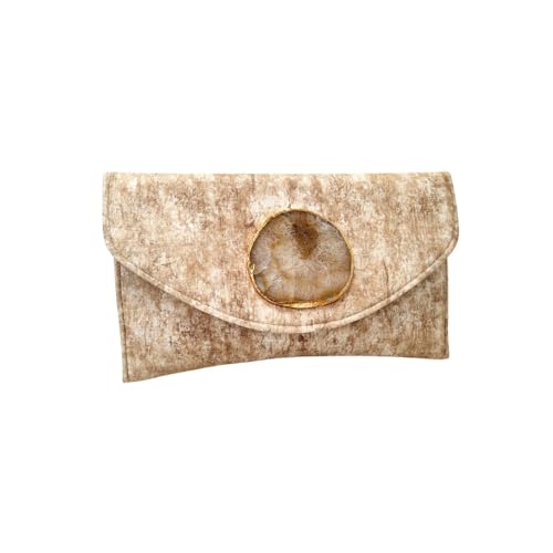 Imagen de SITARA Cartera de Mano de Fiesta para Mujer Bolso Clutch Artesanal Elegante para Boda Eventos e Invitada Hecho a Mano