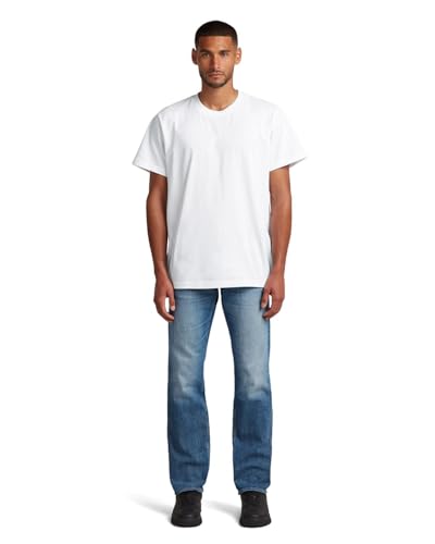 G-STAR Raw - Mens Mosa Straight Jeans, Color Sun Faded Blue Donau, Size: 29W x 34L3