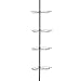 Zenna Home, Chrome 2114S, Tension Corner Pole Caddy