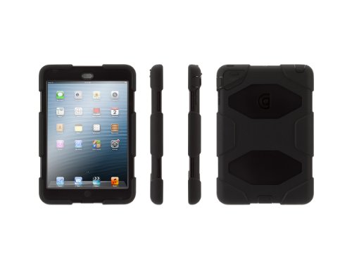 Griffin Survivor All-Terrain Case for iPad Mini 1/2/3, Black/Black (GB35918)