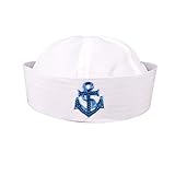 El sombrero de marinero es un accesorio perfecto para cualquier náutico, marino o una fiesta temática de vela.