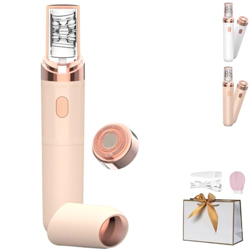 Épilateur visage femme rechargeable Epilsmooth Pro 2 en 1 rose avec lumière LED intégrée