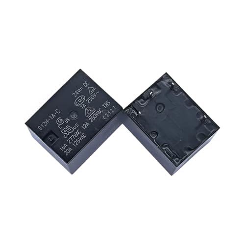 Relais 812H-1A-C 24VDC 12V 5V 7A pour commutation de circuit électronique miniature