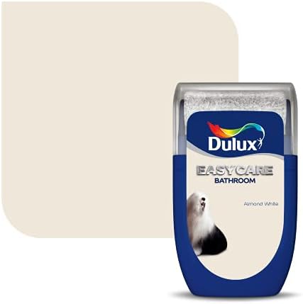 Dulux Easycare Bathroom Tester Paint, Almond White, 30 ml