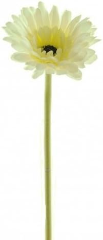 Small Head Silk Gerbera Flower Stem Quality Artificial Flowers In Many Colours (cream)