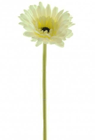 Homestreet Flowers Gerbera artificial, fabricada con seda, pequeña, disponible en muchos colores
