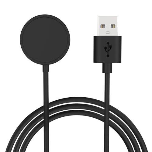 MoKo Charger Compatible with Gabb Watch 3/3e, Portable Magnetic Charger Dock with 3.3 ft/1 m USB Charging Cable for Gabb Watch 3/3e, Black