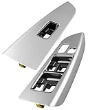 Window Armrest Switch Panel Cover Fit for Toyota Land Cruiser Prado 120 LC120 2003-2009 Replace 74232-60440 74231-60490, Drive Side and Passenger Side Lift Switch Panel Cover