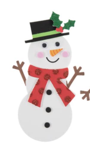 Nikki's Knick Knacks Foam Snowman Ornament Craft Kit- Makes 12