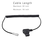 BMPCC-D-Tap-to-4K-6K-Pro-Power-Cable-Suitable-for-Blackmagic-Pocket-Cinema-Camera-4K-and-Gold-Mount-V-Mount-BatteryWeipu-SF6-2-Pin-Female-to-P-Tap18-inch-59-inch-Length
