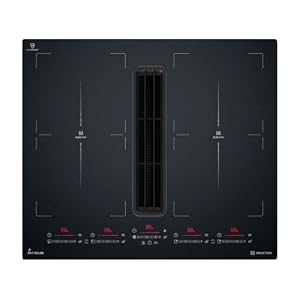 KKT KOLBE Induktionskochfeld mit Dunstabzug IND600DRAFT, 60 cm, schwarz