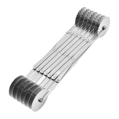 Rodillo cortador de pasta, cortador de pastelería | Herramientas de rueda para rebanadora de pasta - Cortador de de acero inoxidable, herramientas de cocina, divisor escalable para raviolis