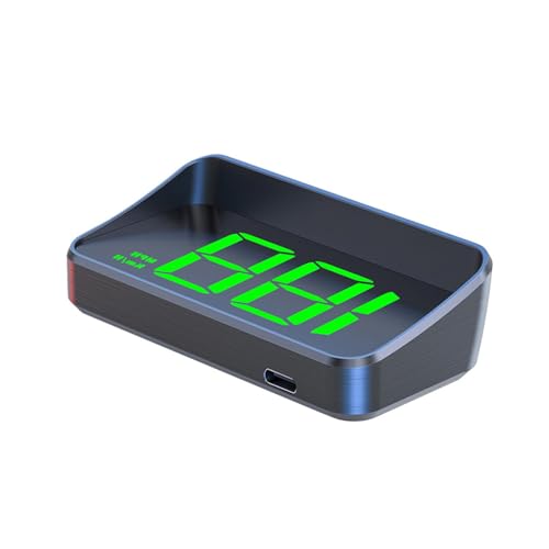 Heads up Display for Cars for Hyundai Amica Atos Santro Atoz Visto Aslan, Large Font Windshield Speedometer with Light-Blocking Hood, Anti-Glare, Auto Brightness for Most Vehicles