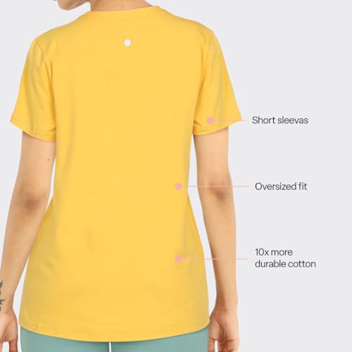 Image of BlissClub Women The Last Tee - Boyfriend tee | Women's t-Shirt | Sleeves | Hip Covering | Cotton Tee
