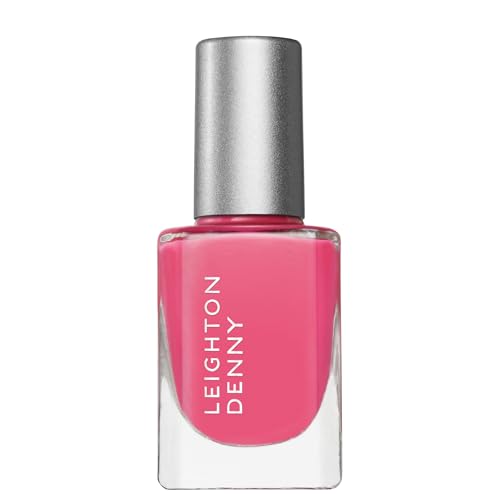 LEIGHTON DENNY Just Perfect Nail Polish High Performance Nail Colour Peach Nail Varnish 12ml