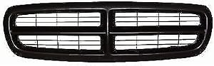 Fitrite Autoparts New Grille For 1997-2004 Dodge Dakota Pickup, 1998-2003 Dodge Durango, Made Of Plastic, Black/Paint To Match With Black Insert CH1200200 5179422AA