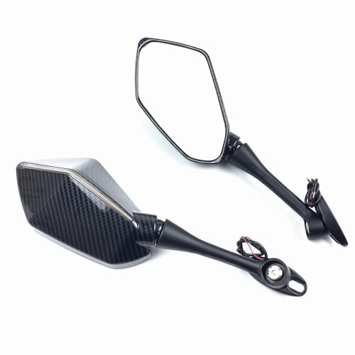 Rétroviseurs pour CBR600RR et CBR1000RR clignotants moto carbone noire