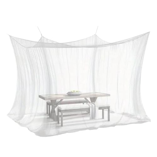 Cortinas de malla para cama de camping y cenas en el jardín con este dosel portátil de 3x3m 2