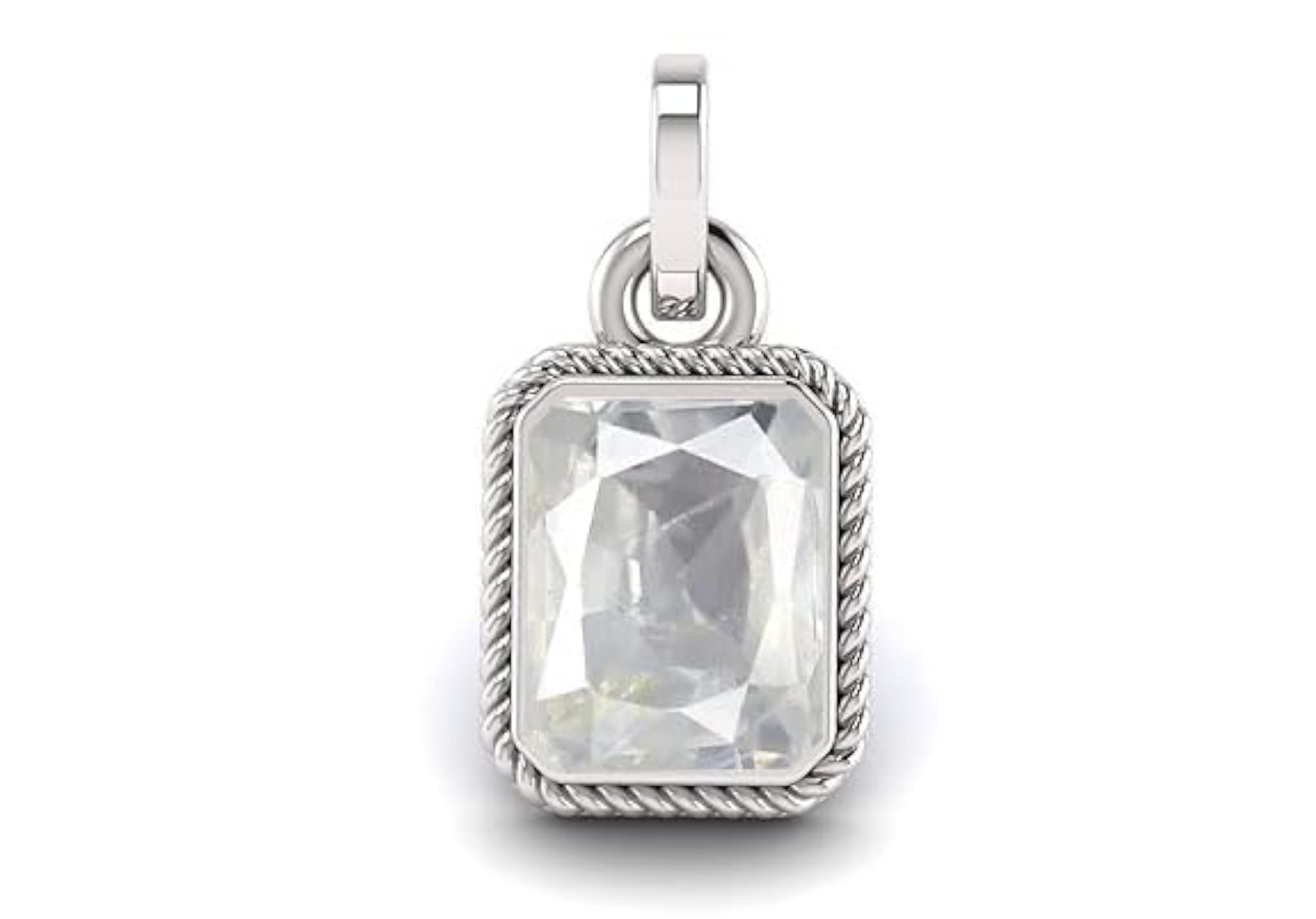 13.25 Ratti White Sapphire Pendant, Certified