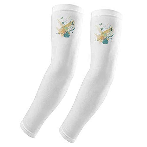 Guante con diseño de mariposa elegante y flores de estilo rural rústico