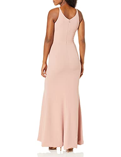Image of Iris Spaghetti Strap Plunging Long Dress