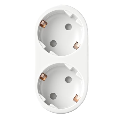2 in 1 Weiß (250V / 16A) - 0909 bei - 0726 neizhi - White