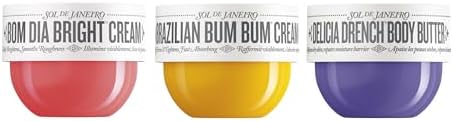 Body Cream Trio, Visibly Tightening, Brightening & Moisturizing Bundle, Amazon Exclusive