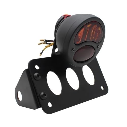 Support de plaque moto latéral pour supprimer le garde-boue d'origine avec feu de frein