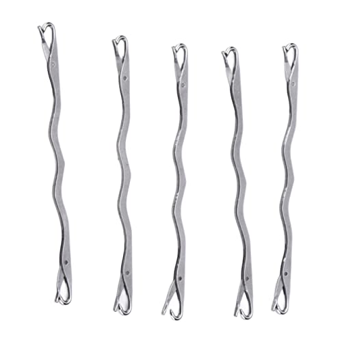 QANYEGN 5 Pieces Double Head Stainless Steel Repair Needles, Home Sewing and Knitting Tools, Knitting Tools Accessories Hook Kit for Repair and DIY Projects