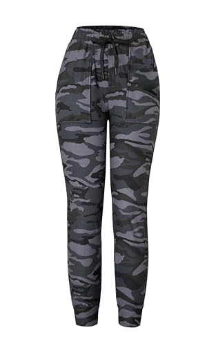 ALWAYS Women Camo Jogger Pants - Super Skinny Fit Lightweight Premium Soft Stretch Drawstrings Pockets Pants 153 2XL - image 1
