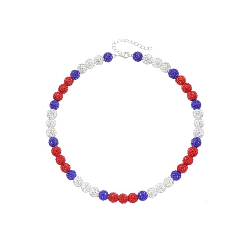 CSIYANJRY99 Baseball Necklaces Baseball Bling Necklace 18in Ice Collection Necklace Rhinestone Baseball Ball Necklace for Men Women