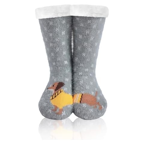 WOTENCE Cute Animal Winter Slipper Socks Cover