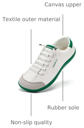 Image of HOBIBEAR Barefoot Minimalist Shoes Womens Mens | Zero Drop | Wide Width Canvas Slip-on Shoes
