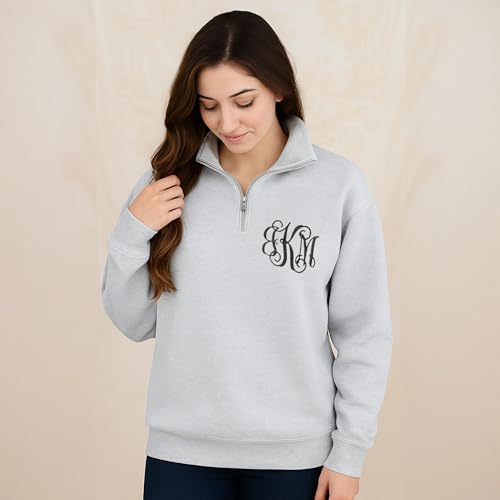 Personalized Nurse Quarter Zip Sweatshirt, Custom Embroidered Nursing Sweater, Registered Nurse Quarter Zip Shirt, Custom Embroidered Hoodies for RN, NP 1 Multi4