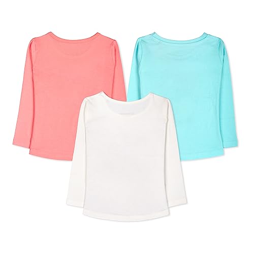Image of Real Basics Girls Regular Fit Full Sleeves Tshirt (Pack of 3)