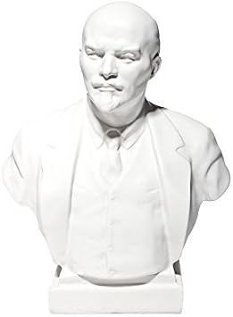Soviet Russian Leader Vladimir Lenin Marble Bust Statue Sculpture 7.2 18 cm
