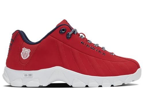 Image of K-Swiss Men's ST329 CMF Sneaker, Wide Tennis Walking Shoes Leather Upper