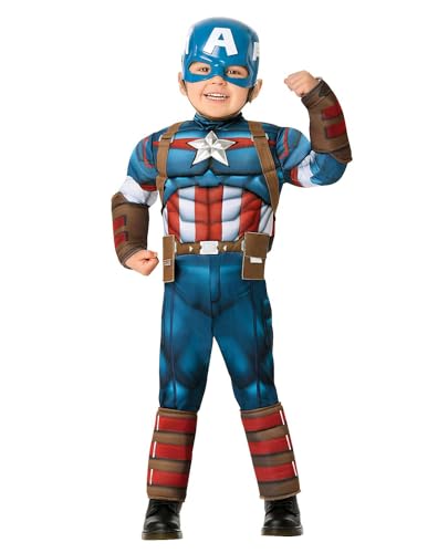 Spirit Halloween Avengers Toddler Captain America Costume, Officially Licensed
