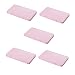 Produktbild 5pcs Aufbewahrungsbox for Masken, Einweg Gesichtsmasken Behälter Staubdichter Aufbewahrung Organisator, Tragetasche Masken, Mundschutz Maskenbox Gesichtsschutz, 19x11x1,5cm (Pink)