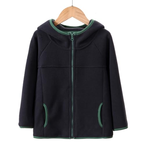 Teens Boys Girls Fuzzy Fleece Zip Up Coat Pullover Hoodie 2025 Trendy Sweatshirt Kids Oversized Outwear Winter Warm Tops2