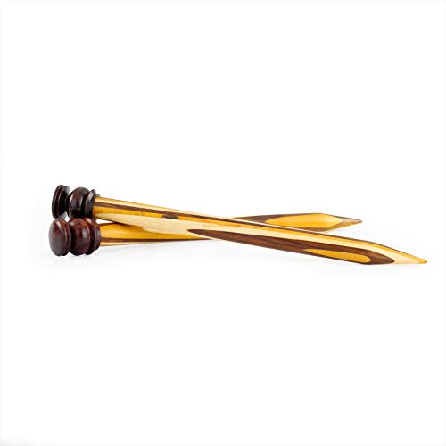 Nagina International CANDY-NDLE Rosewood & Maple Candy Premium Knitting Needles thumb #2