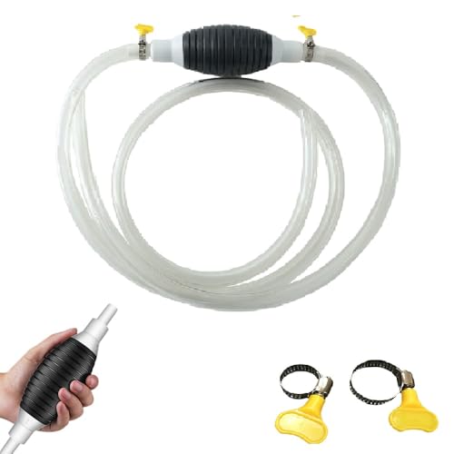 Image of Multifunctional Liquid Siphon, Diameter Manual Fluid Extractor for Gasoline, Motor Oil, Fuel, Diesel, Water, Fish Tank, Aquarium, Upgrade with 3.2 /4.9 /6.5 /9.8ft Hose (6.5FT)