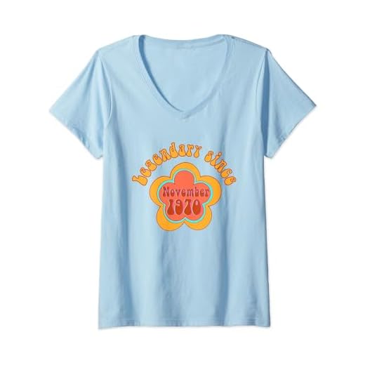 Nacido en noviembre de 1970 Cumpleaño Legendario desde 1970 Camiseta Cuello V