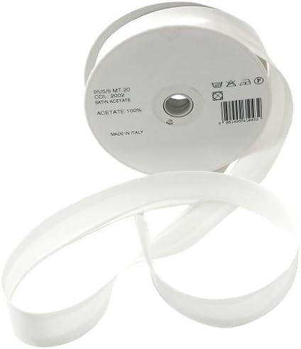 Nastro Sbieco In Raso Atlas | 10 Metri X 25 Mm | 40 Colori | Per Bordature E Cucito - Foto 10