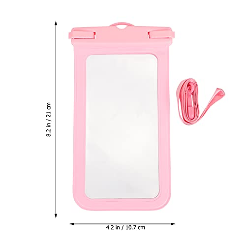 BESPORTBLE 2Pcs Caso Universal Do Telefone Celular Com Tela de Toque À Prova D' Água Bolsa Dry Saco